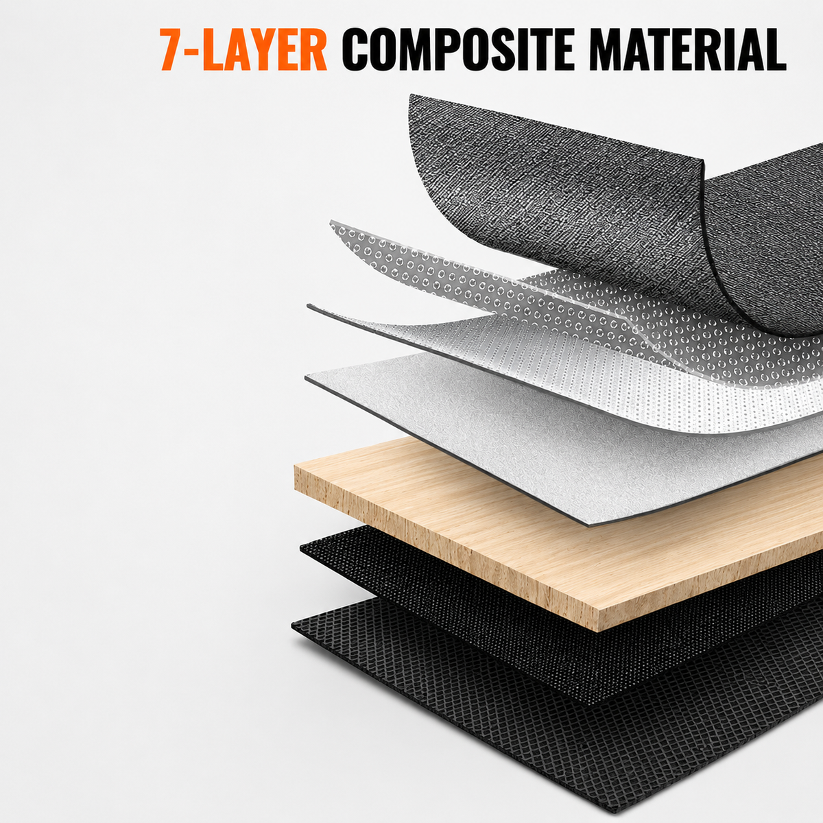PawLiner Backseat Travel Platform layered composite material build